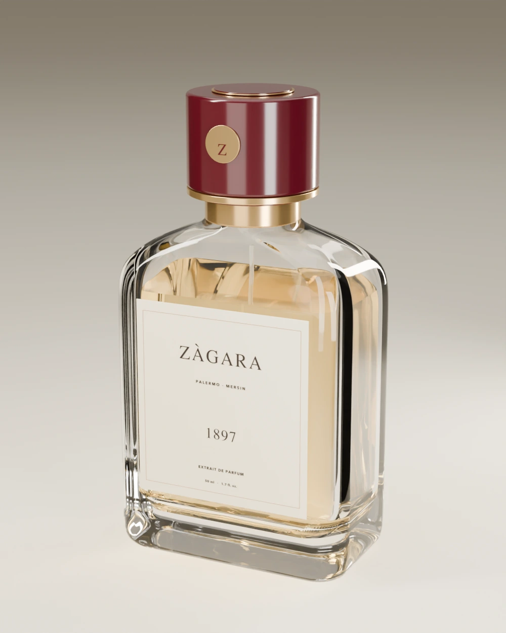 Zàgara 1897 bottle, interactive rotation